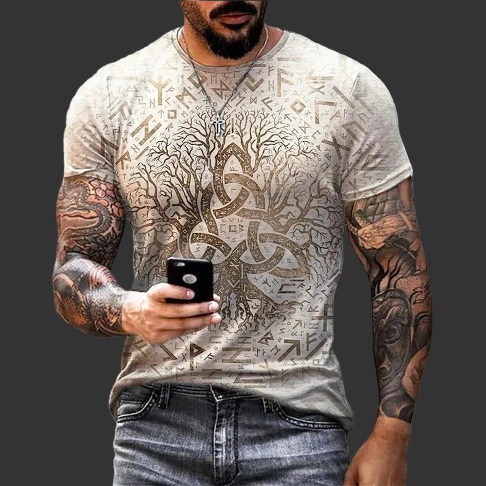 light gray tree of life design