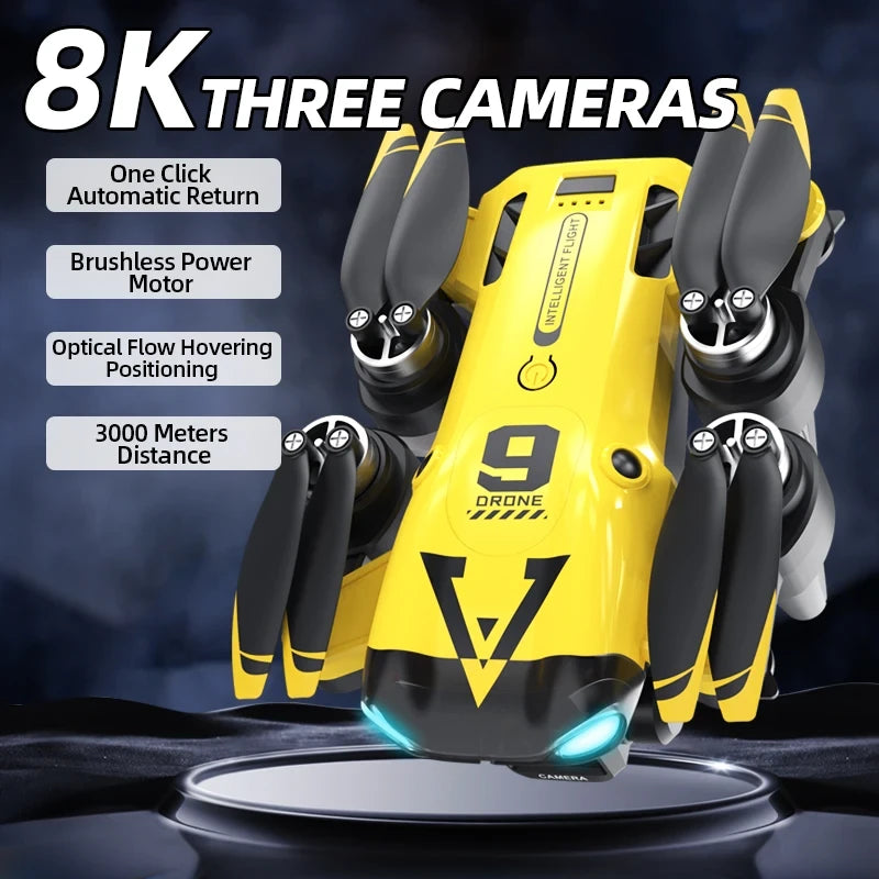 Foldable Dual Camera RC Drone
