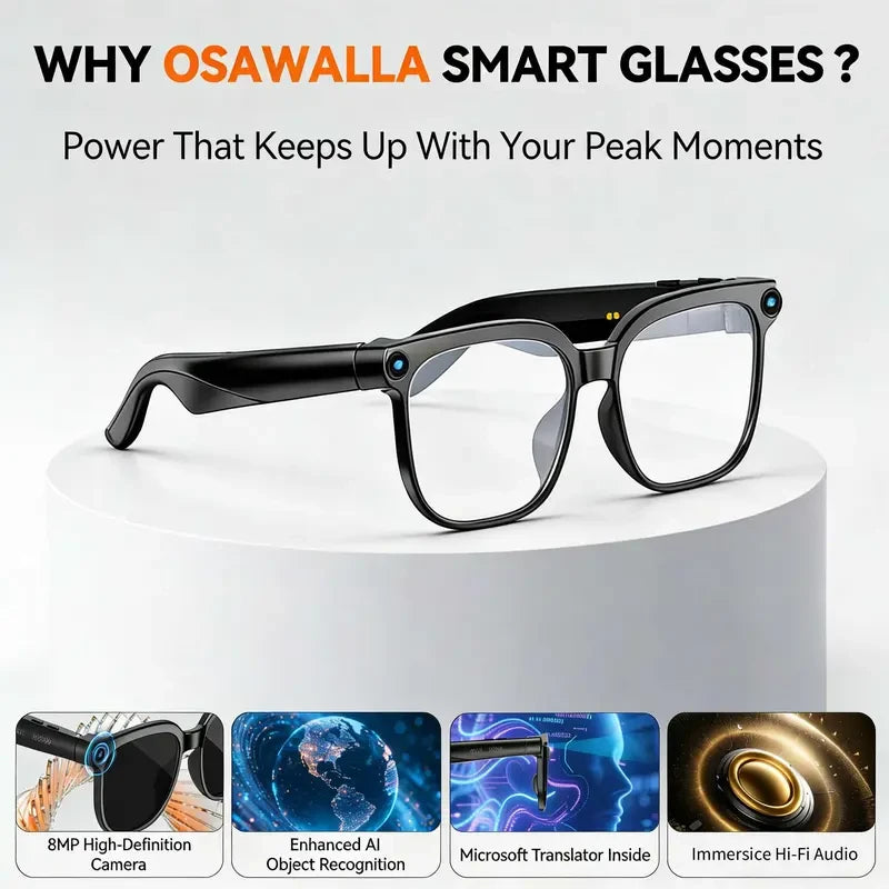 Smart AI Camera Glasses