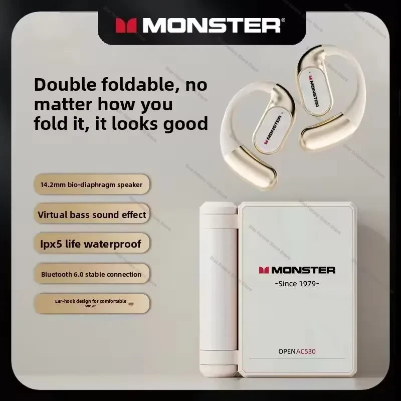 Monster Wireless Ear Hook Earphones