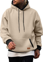 JMIERR Men Fleece Pullover Hoodie