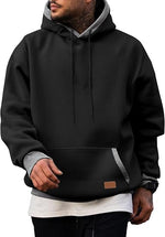 JMIERR Men Fleece Pullover Hoodie