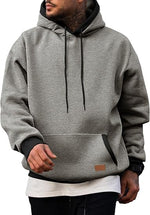 JMIERR Men Fleece Pullover Hoodie