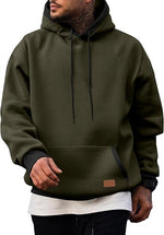 JMIERR Men Fleece Pullover Hoodie