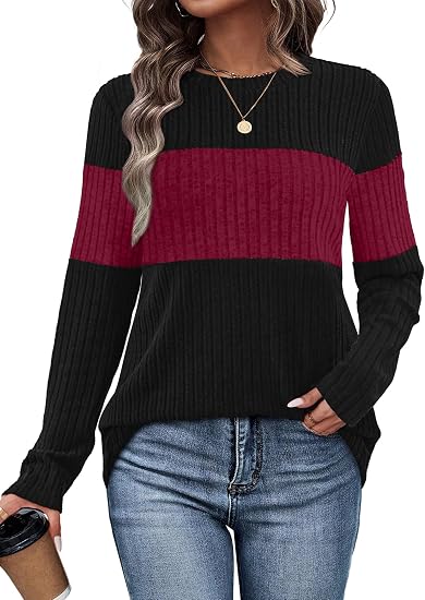 Wiholl Color Block Sweater